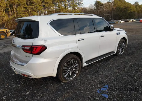 2021 Infiniti Qx80 Sensory z USA, uszkodzony, nr VIN JN8AZ2BF3M9719157